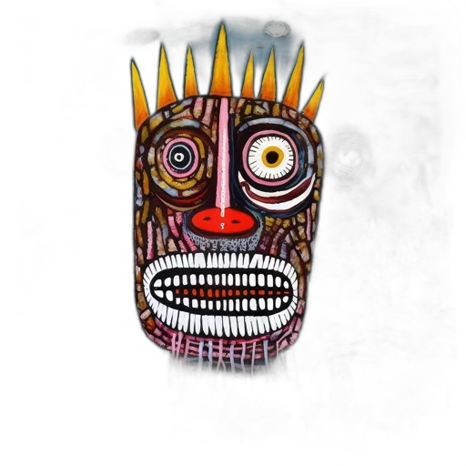 mask, face, robot, crown transparent PNG cut-out