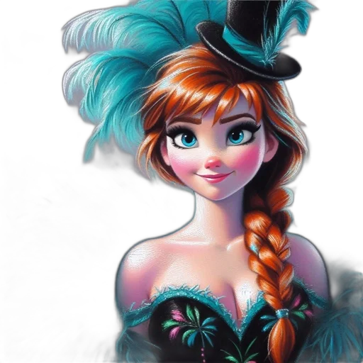 crown, dress, face, fantasy art transparent PNG cut-out