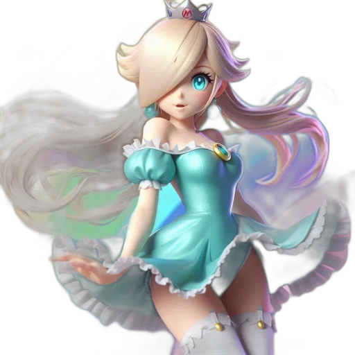 dress, staff, fantasy art, concept art transparent PNG cut-out