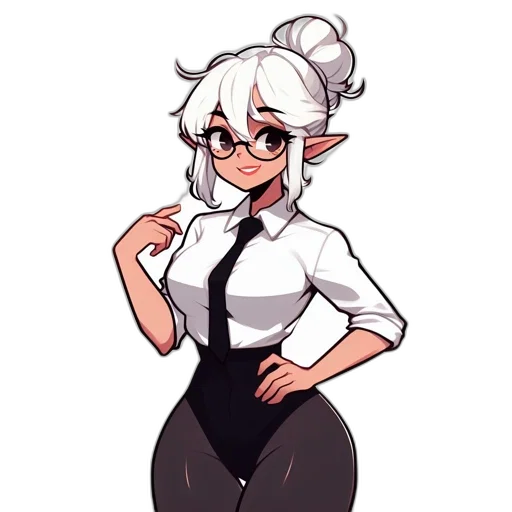 staff, dress, pixel art, cartoon transparent PNG cut-out
