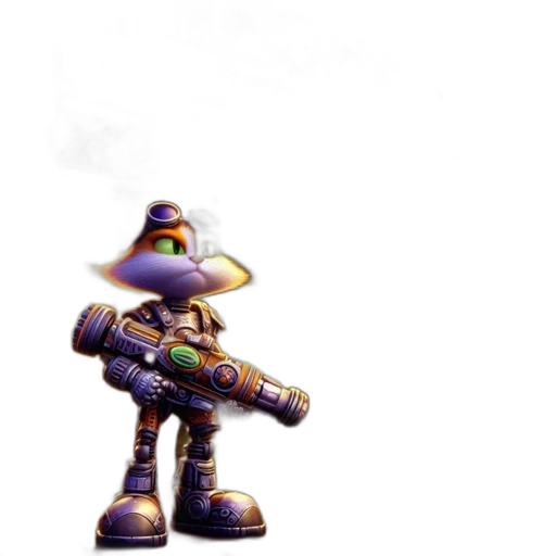 robot, weapon, staff, sword transparent PNG cut-out