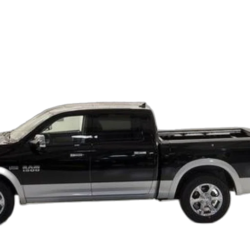 black, pickup, truck, displayed transparent PNG cut-out
