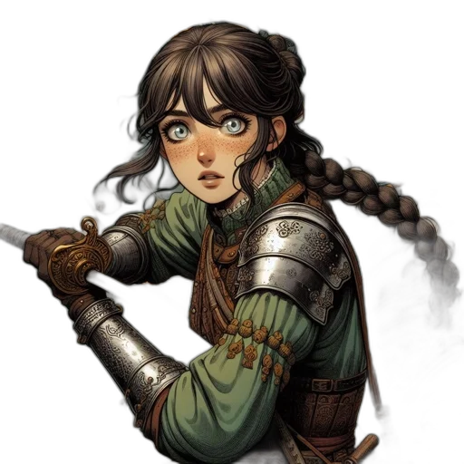 sword, weapon, staff, face transparent PNG cut-out