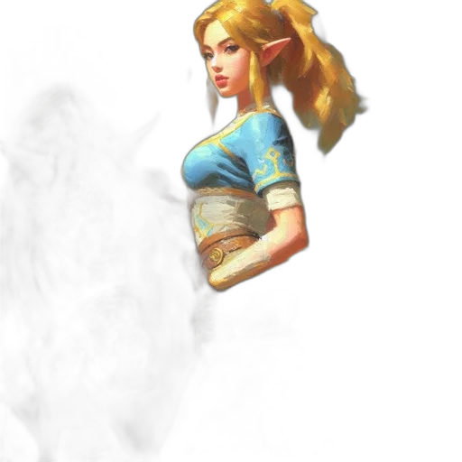 staff, weapon, mask, dress transparent PNG cut-out