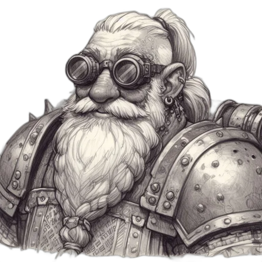 fantasy art, concept art, pencil sketch, photorealistic transparent PNG cut-out