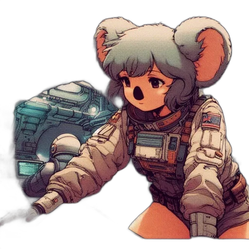 robot, weapon, animal, jacket transparent PNG cut-out