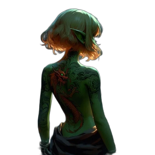 dress, creature, flower, crown transparent PNG cut-out