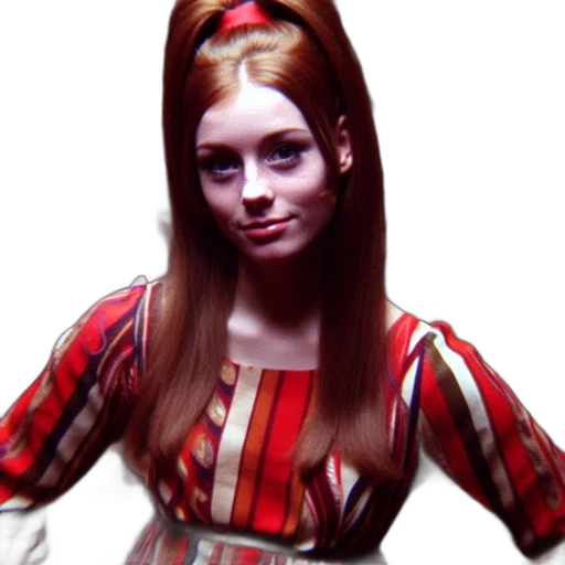 dress, staff, hair, face transparent PNG cut-out