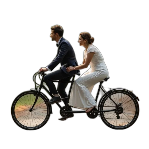 photorealistic, concept art, 3d render, bride transparent PNG cut-out