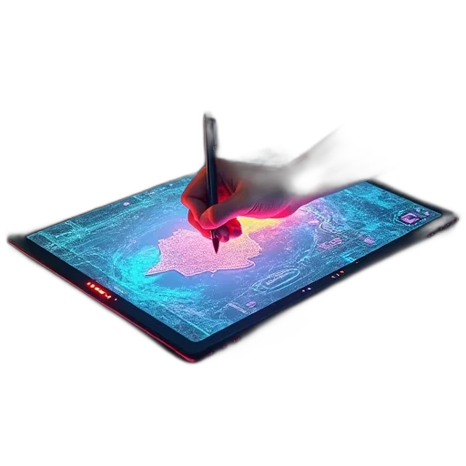 dragon, weapon, cyberpunk, 3d render transparent PNG cut-out