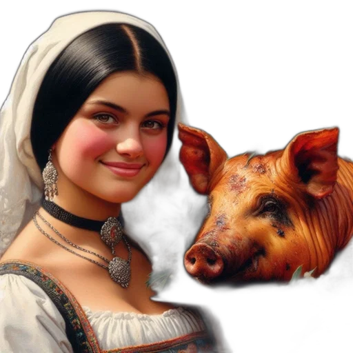 face, animal, jewelry, food transparent PNG cut-out