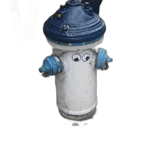 bottle, staff, robot, hat transparent PNG cut-out