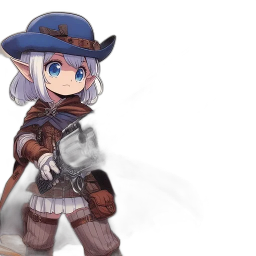 weapon, staff, hat, sword transparent PNG cut-out