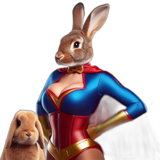 animal, comic book art, concept art, 3d render transparent PNG cut-out