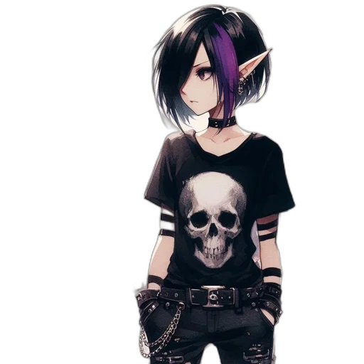 weapon, dress, staff, mask transparent PNG cut-out