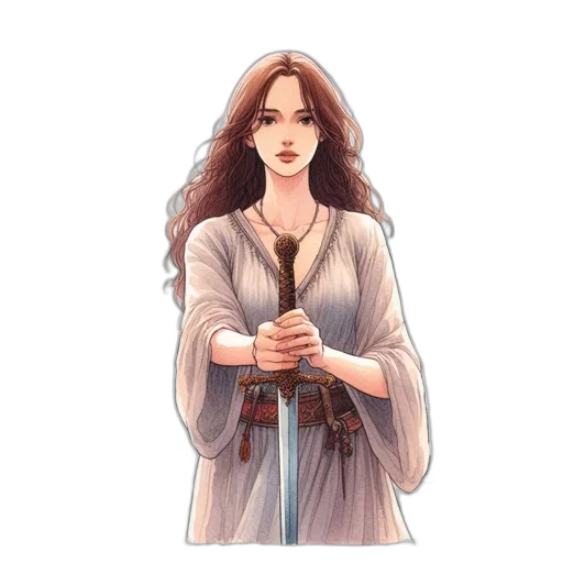 staff, sword, weapon, jewelry transparent PNG cut-out