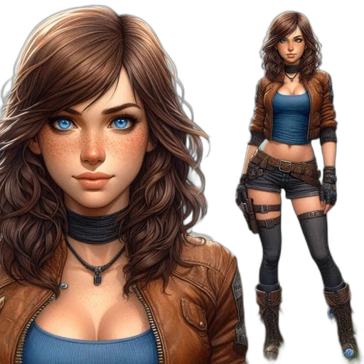 jacket, concept art, fantasy art, comic book art transparent PNG cut-out