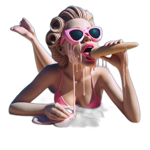 food, jewelry, staff, umbrella transparent PNG cut-out
