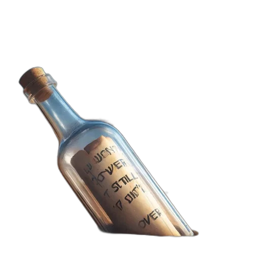 bottle, weapon, crown, staff transparent PNG cut-out