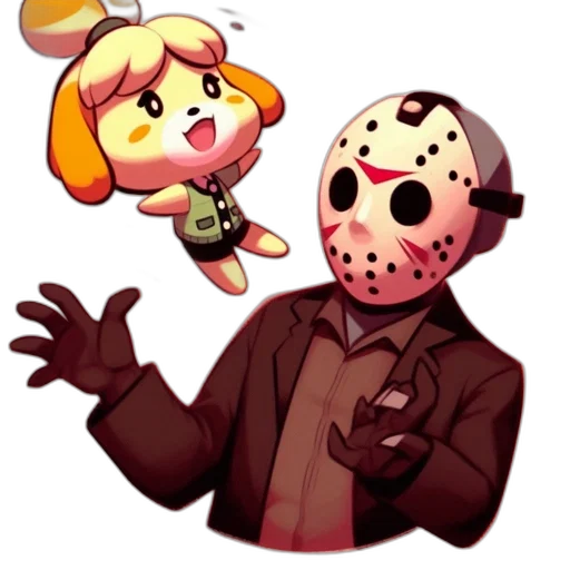 mask, concept art, pixel art, comic book art transparent PNG cut-out