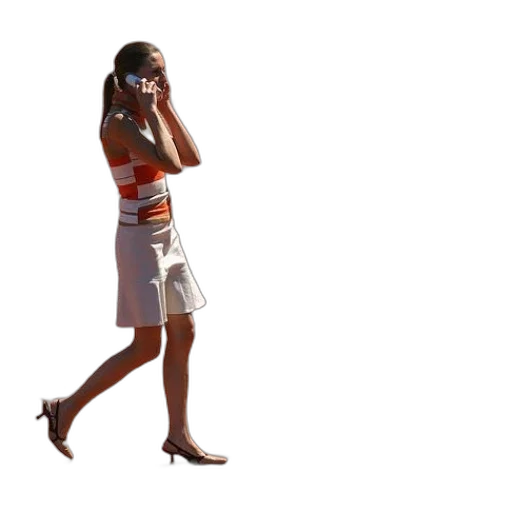 dress, staff, jewelry, 3d render transparent PNG cut-out