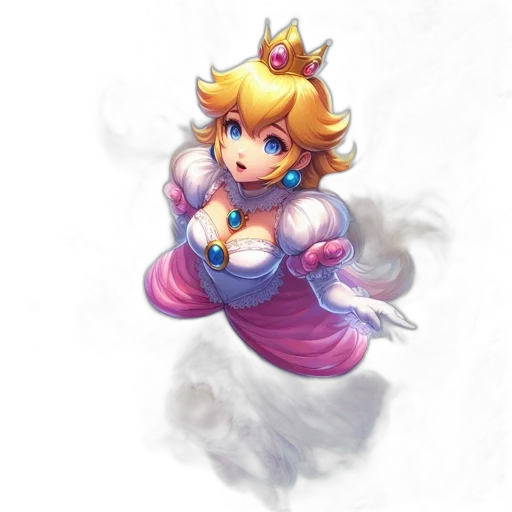 crown, dress, staff, weapon transparent PNG cut-out