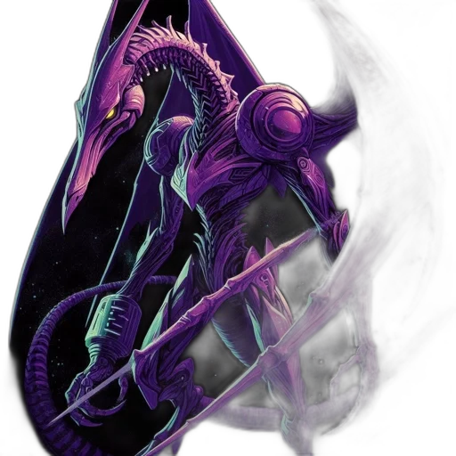 dragon, creature, mask, staff transparent PNG cut-out
