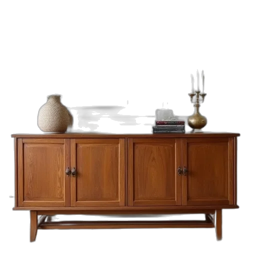 furniture, 3d render, earth tones, solid transparent PNG cut-out