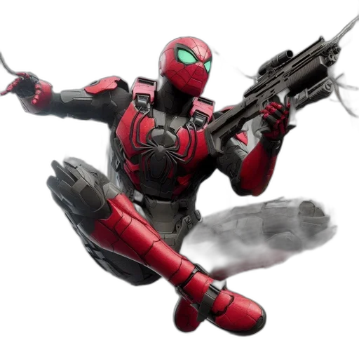 weapon, concept art, 3d render, comic book art transparent PNG cut-out