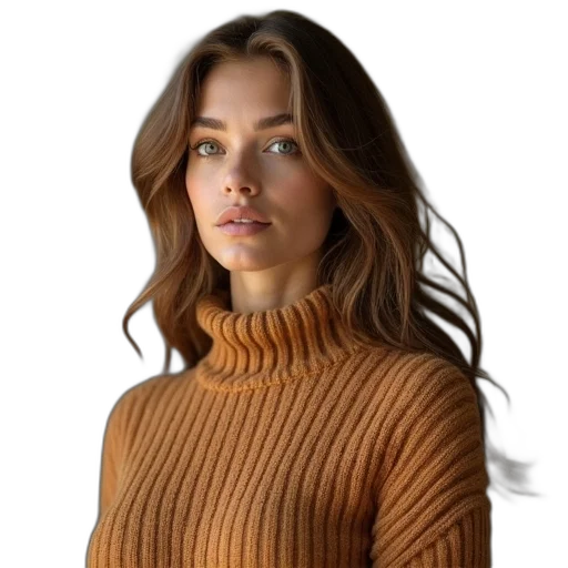hair, dress, jacket, face transparent PNG cut-out