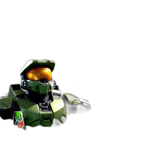 robot, weapon, 3d render, pixel art transparent PNG cut-out