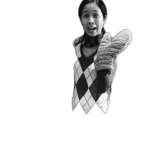jacket, dress, creature, hair transparent PNG cut-out