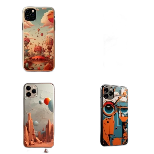 outer space, four, smartphone, cases transparent PNG cut-out