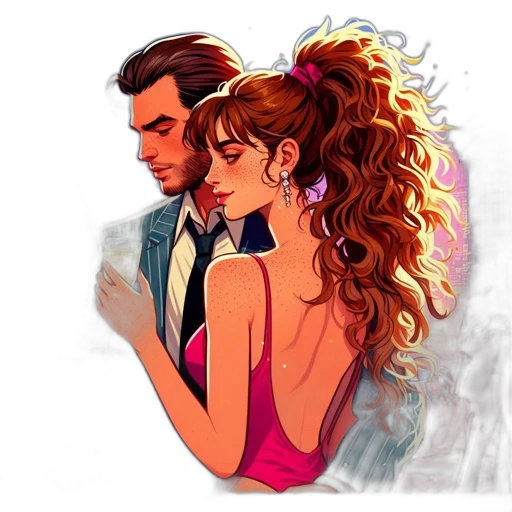 cartoon, watercolor, concept art, comic book art transparent PNG cut-out