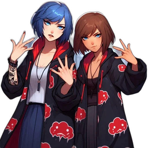 jacket, anime, pixel art, concept art transparent PNG cut-out