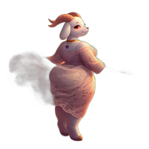 dress, animal, creature, concept art transparent PNG cut-out