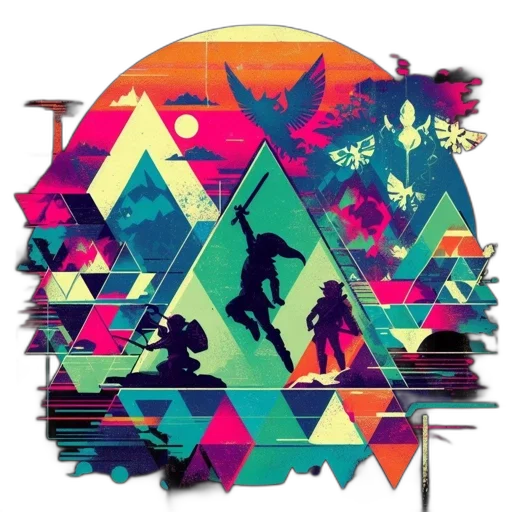mask, concept art, pixel art, fantasy art transparent PNG cut-out