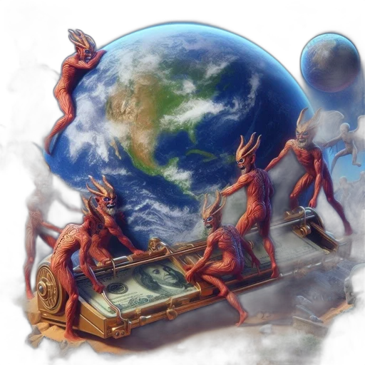 concept art, fantasy art, outer space, underwater transparent PNG cut-out