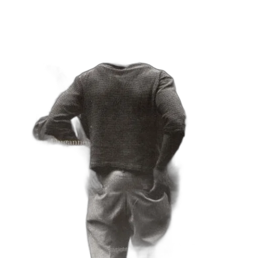 jacket, creature, staff, robot transparent PNG cut-out