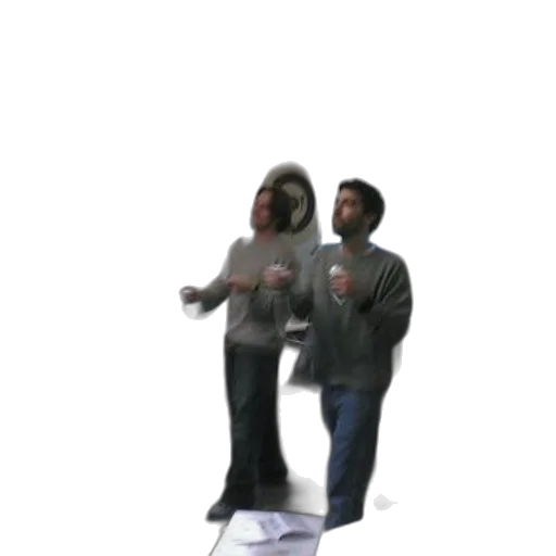 umbrella, jacket, shoes, staff transparent PNG cut-out