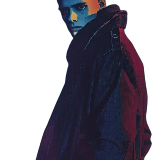 jacket, face, mask, creature transparent PNG cut-out