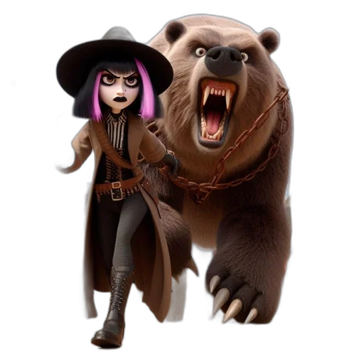 concept art, fantasy art, comic book art, cartoon transparent PNG cut-out