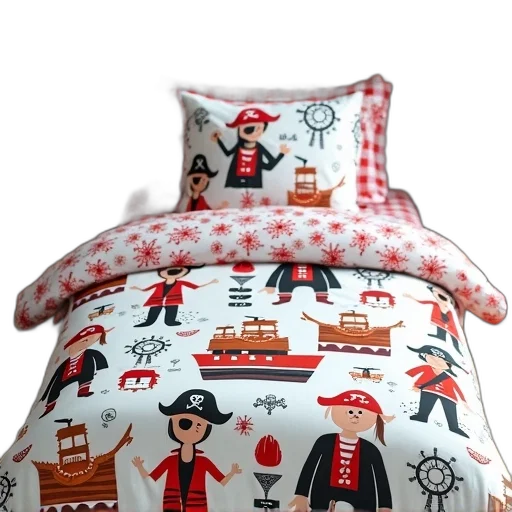 furniture, red, child, bedspread transparent PNG cut-out