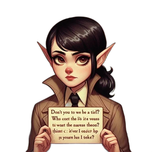 staff, face, fantasy art, pixel art transparent PNG cut-out