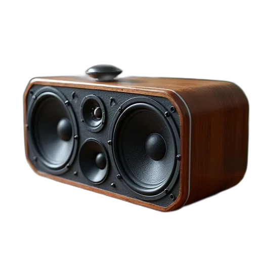3d render, soundbox, awesome, speaker transparent PNG cut-out