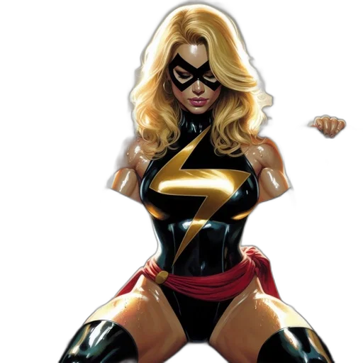 comic book art, concept art, cartoon, blonde-haired transparent PNG cut-out