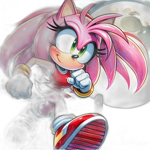 concept art, vaporwave, comic book art, 3d render transparent PNG cut-out