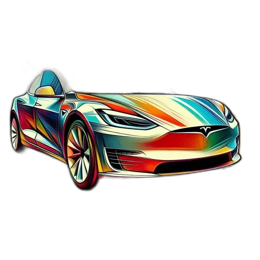 car, 3d render, photorealistic, concept art transparent PNG cut-out