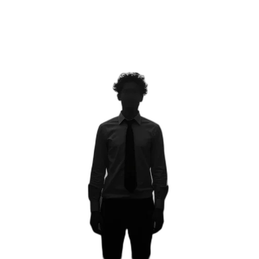 staff, jacket, robot, face transparent PNG cut-out