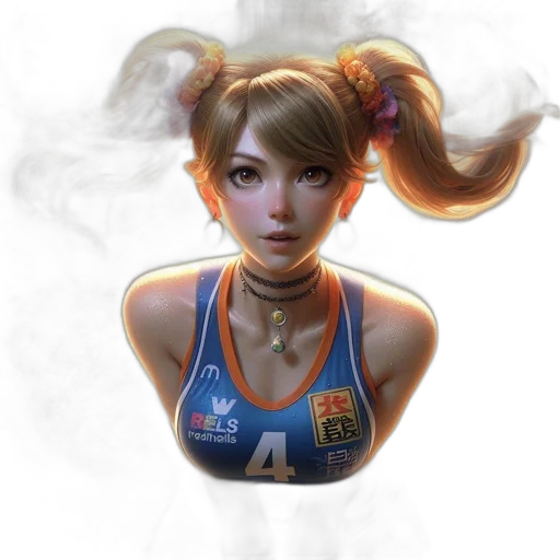 face, staff, fantasy art, photorealistic transparent PNG cut-out